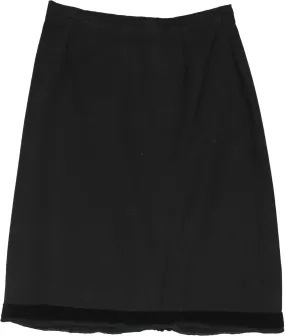 80s Jacquard Pencil SKirt