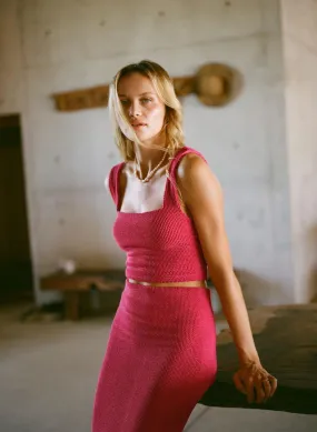 Andez Crinkle Stretch Knit Tank
