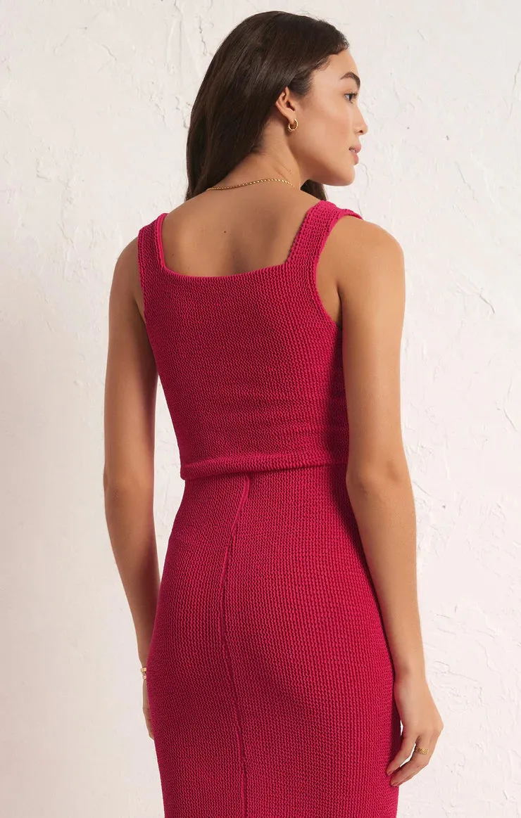 Andez Crinkle Stretch Knit Tank