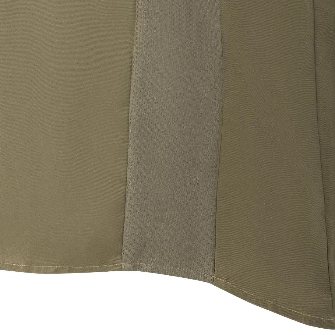 BA001-L Southside Band Collar Chef Jacket Khaki Size L