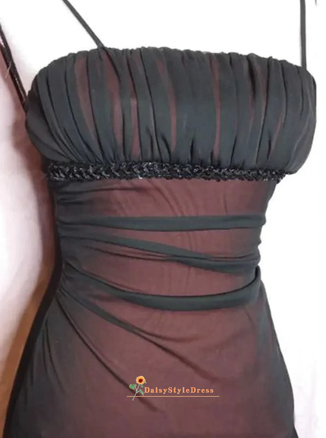 Black and Red Vintage 90S Prom Dress