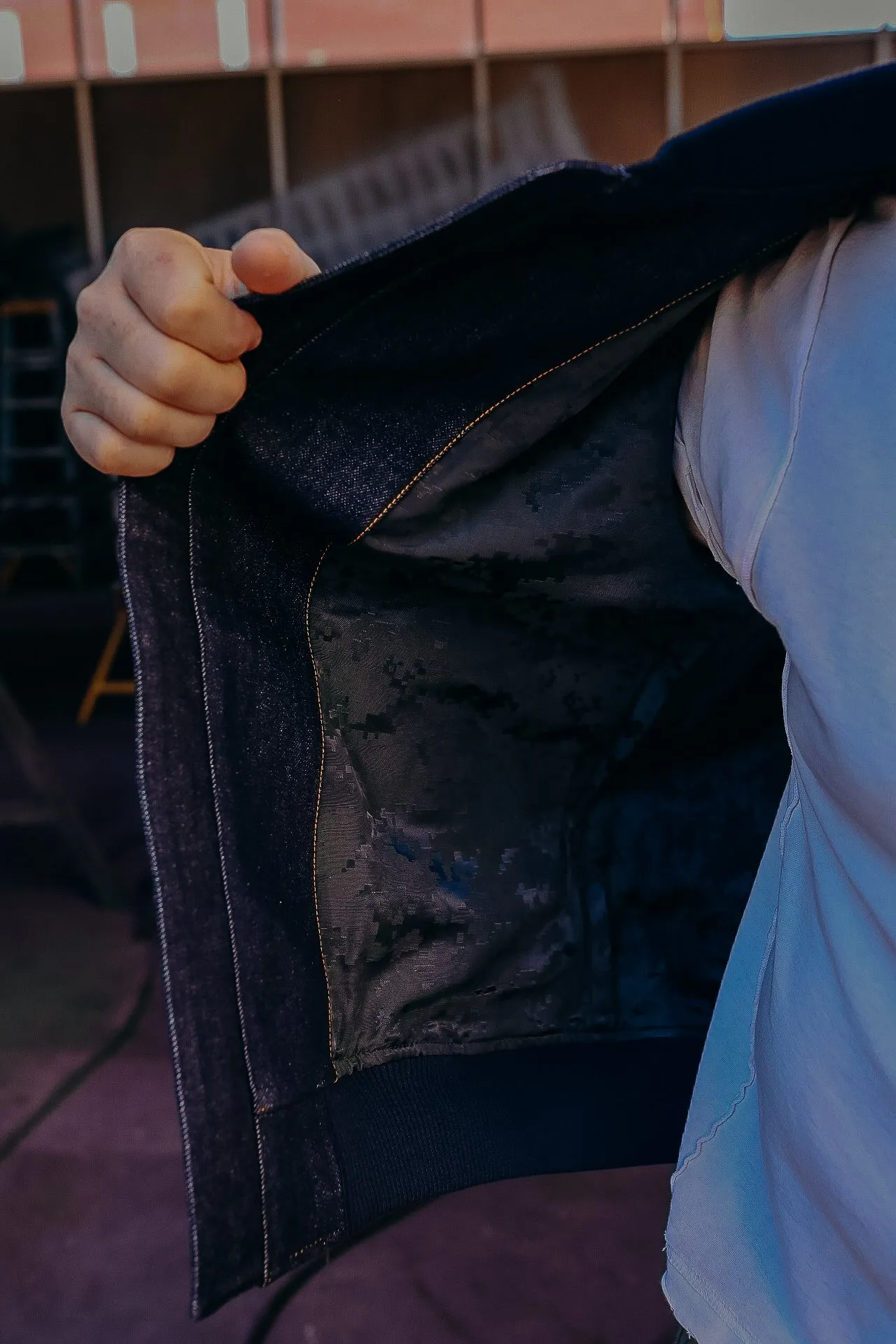 Bomber Jacket -13oz Denim