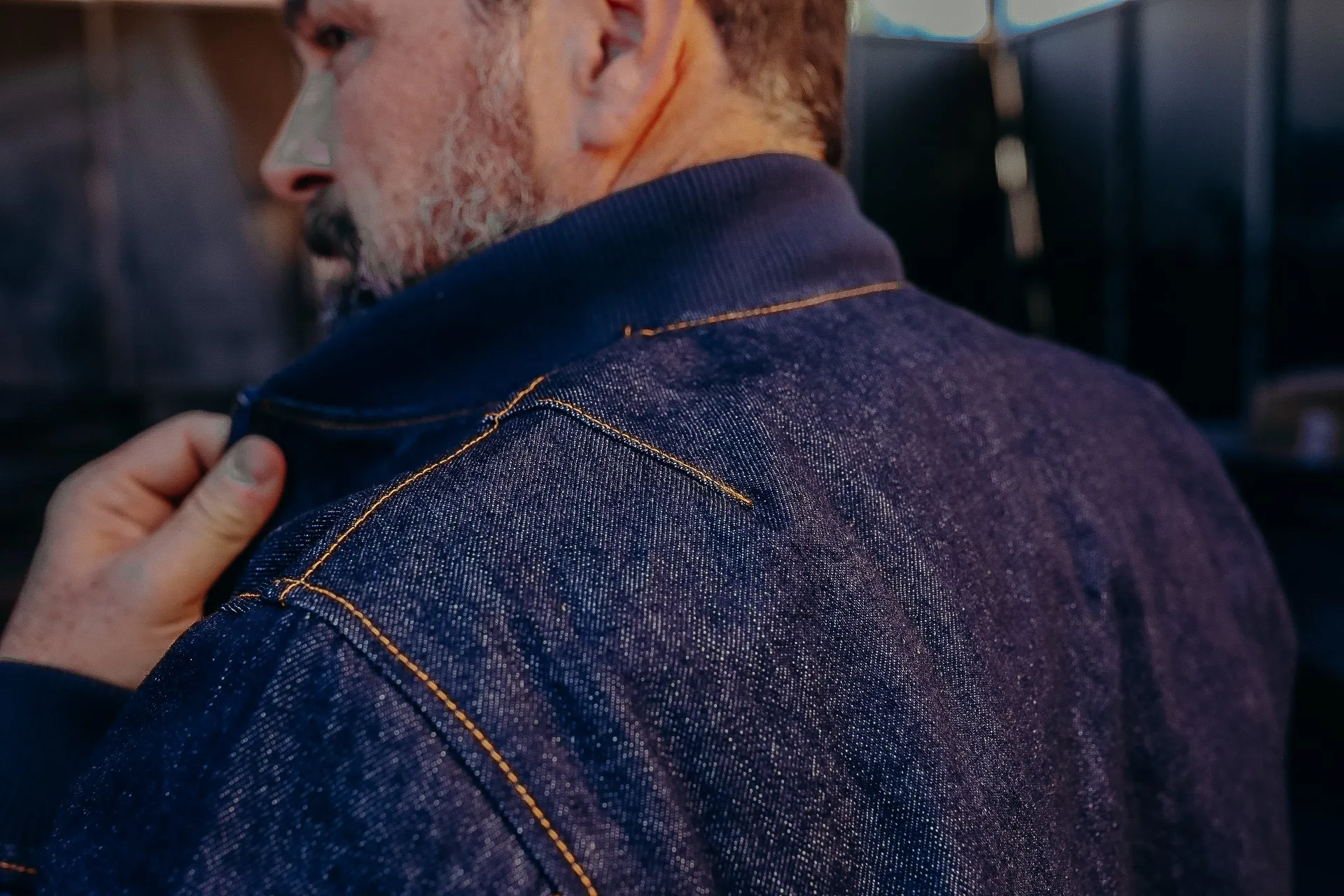 Bomber Jacket -13oz Denim