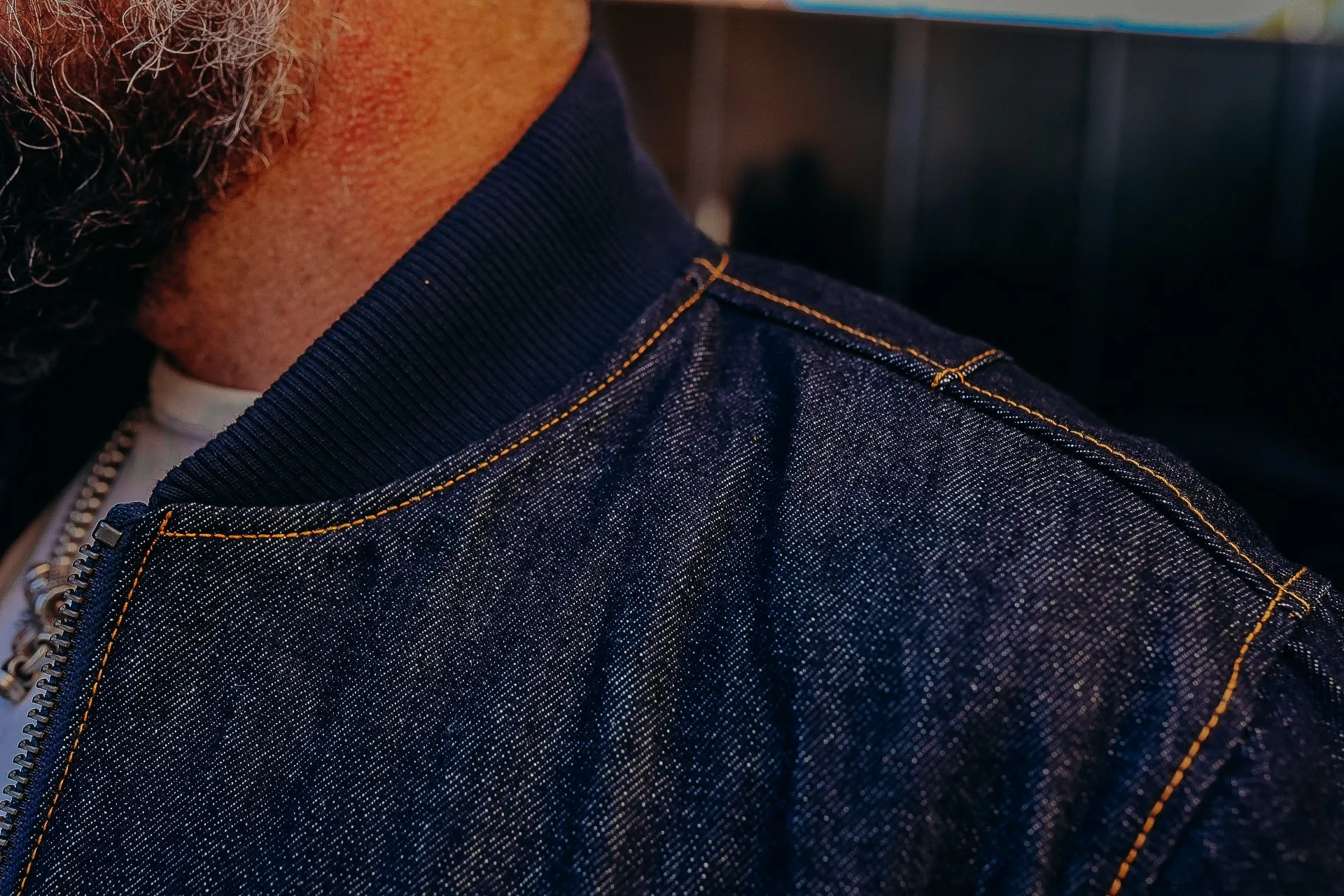 Bomber Jacket -13oz Denim