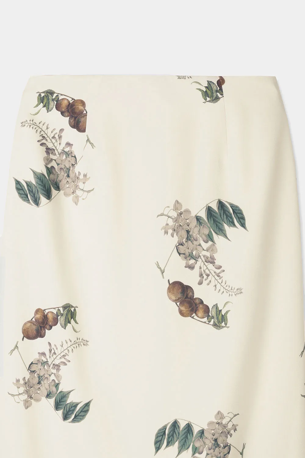 botanical pencil skirt