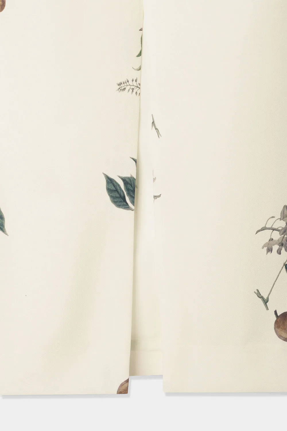 botanical pencil skirt