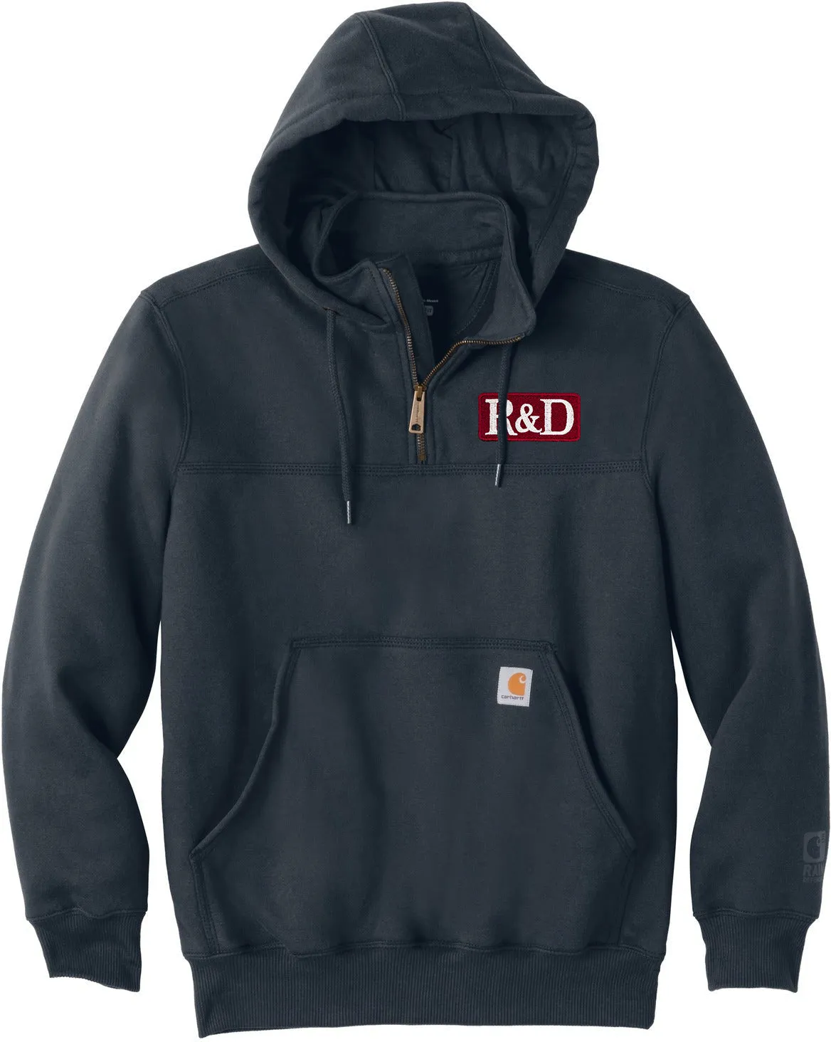Carhartt Rain Defender Paxton Heavyweight Hooded Zip Mock Sweatshirt