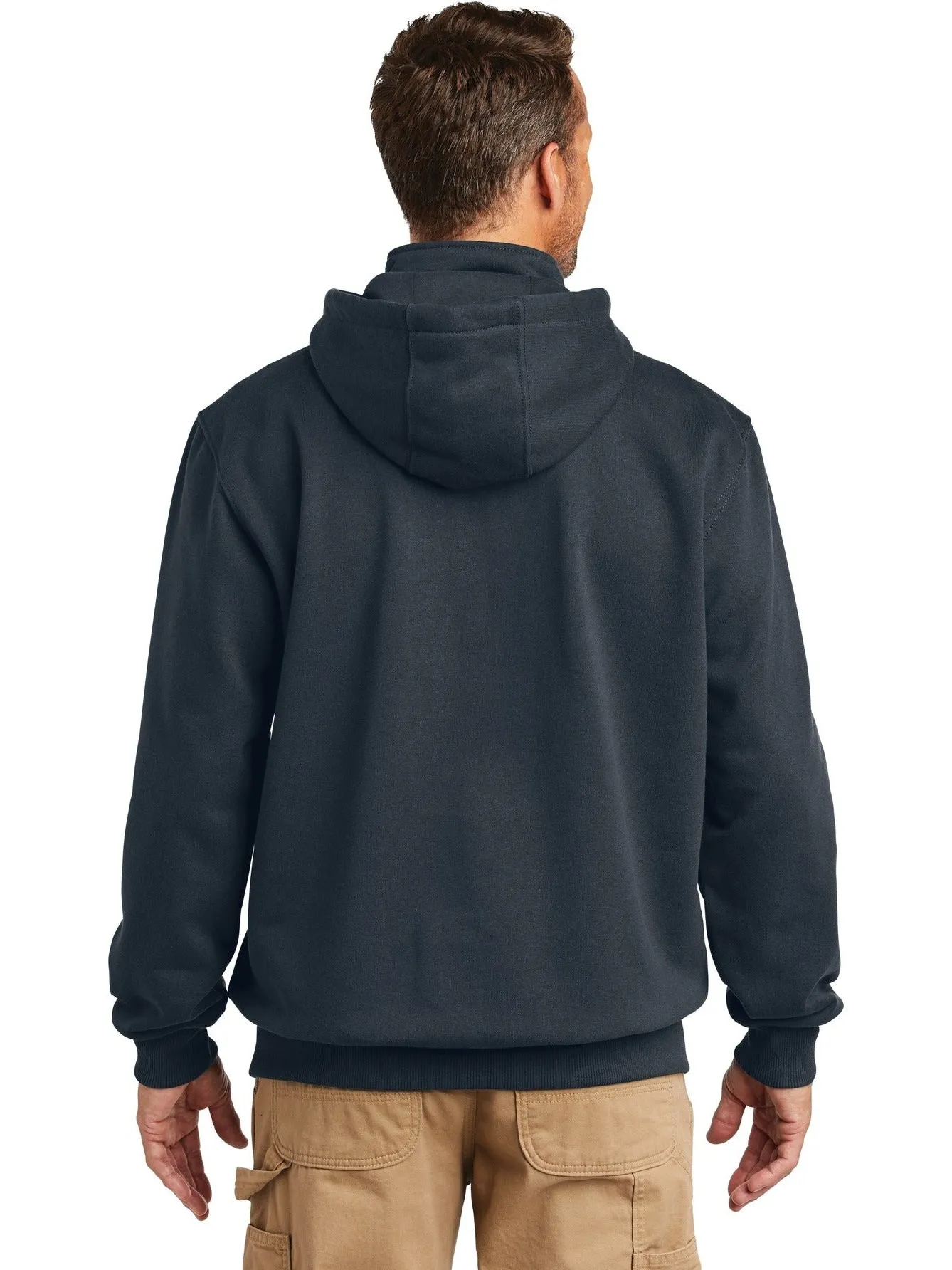 Carhartt Rain Defender Paxton Heavyweight Hooded Zip Mock Sweatshirt