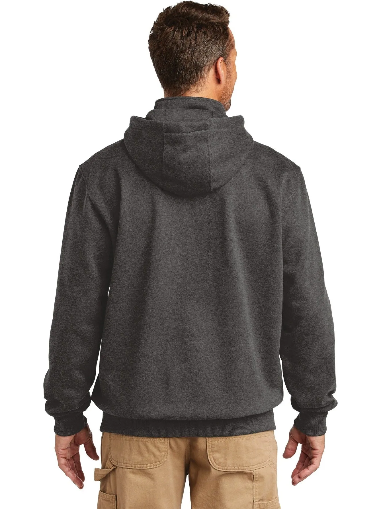 Carhartt Rain Defender Paxton Heavyweight Hooded Zip Mock Sweatshirt