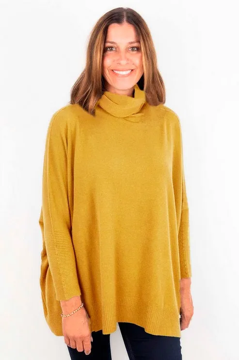 Catrin X Light Oversized Polo Knit Sweater | SALE! Take 20% Off