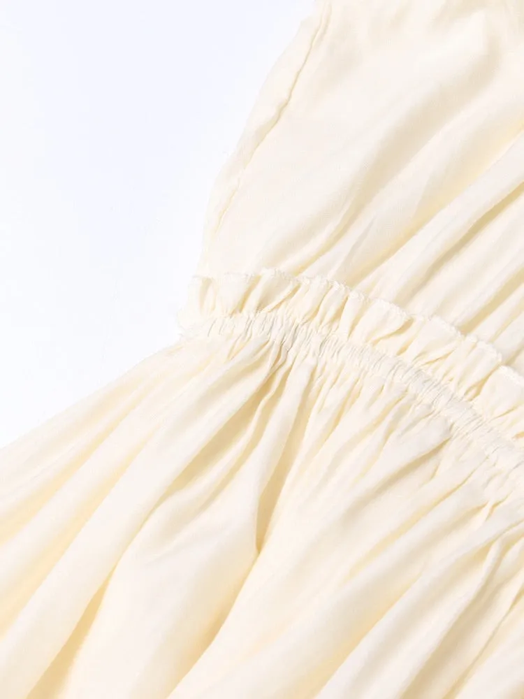 Cloak Sleeves Women's Ruffles Party Dress