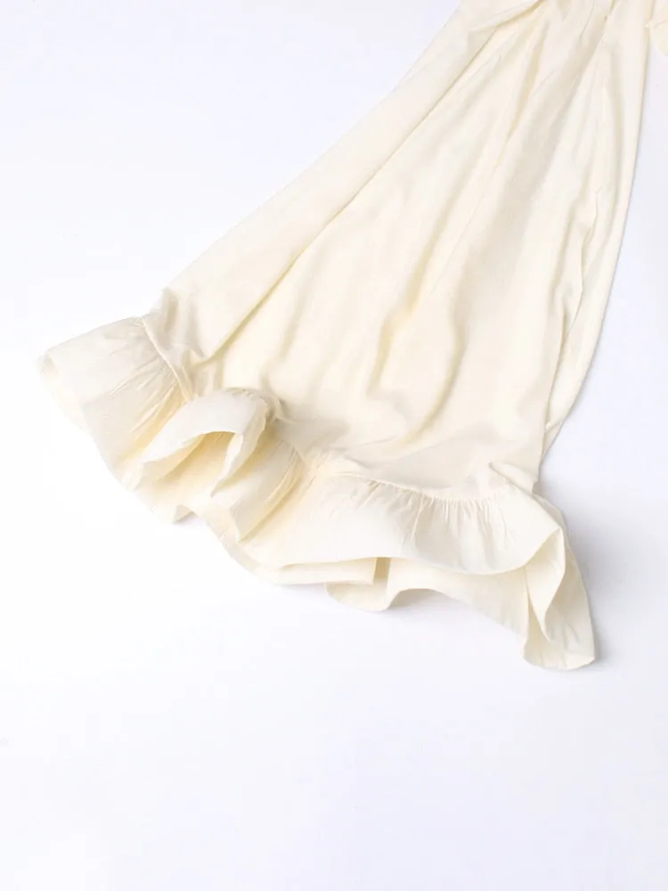 Cloak Sleeves Women's Ruffles Party Dress