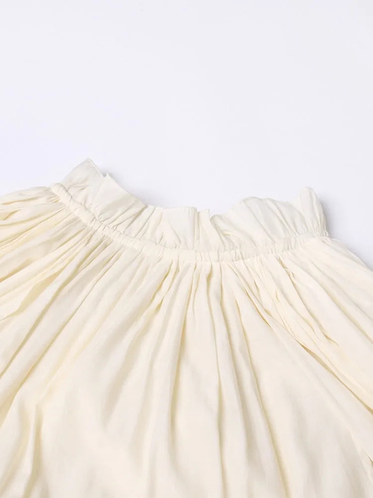 Cloak Sleeves Women's Ruffles Party Dress