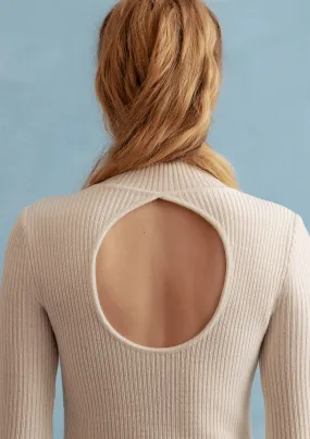 Cutout Turtleneck