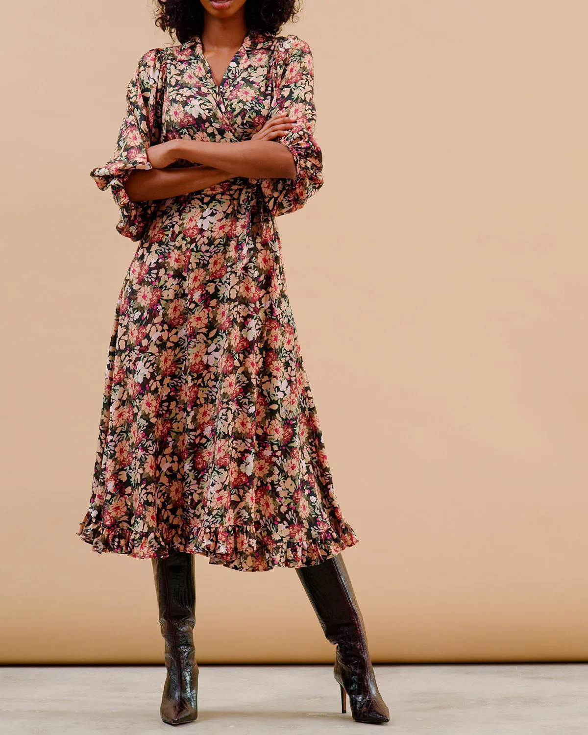 Delicate Wrap Dress - Field