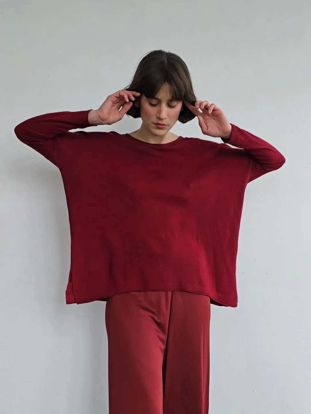 Garnet Cashmere Knit (L)