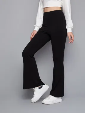 High Waist Flare Leg Pants