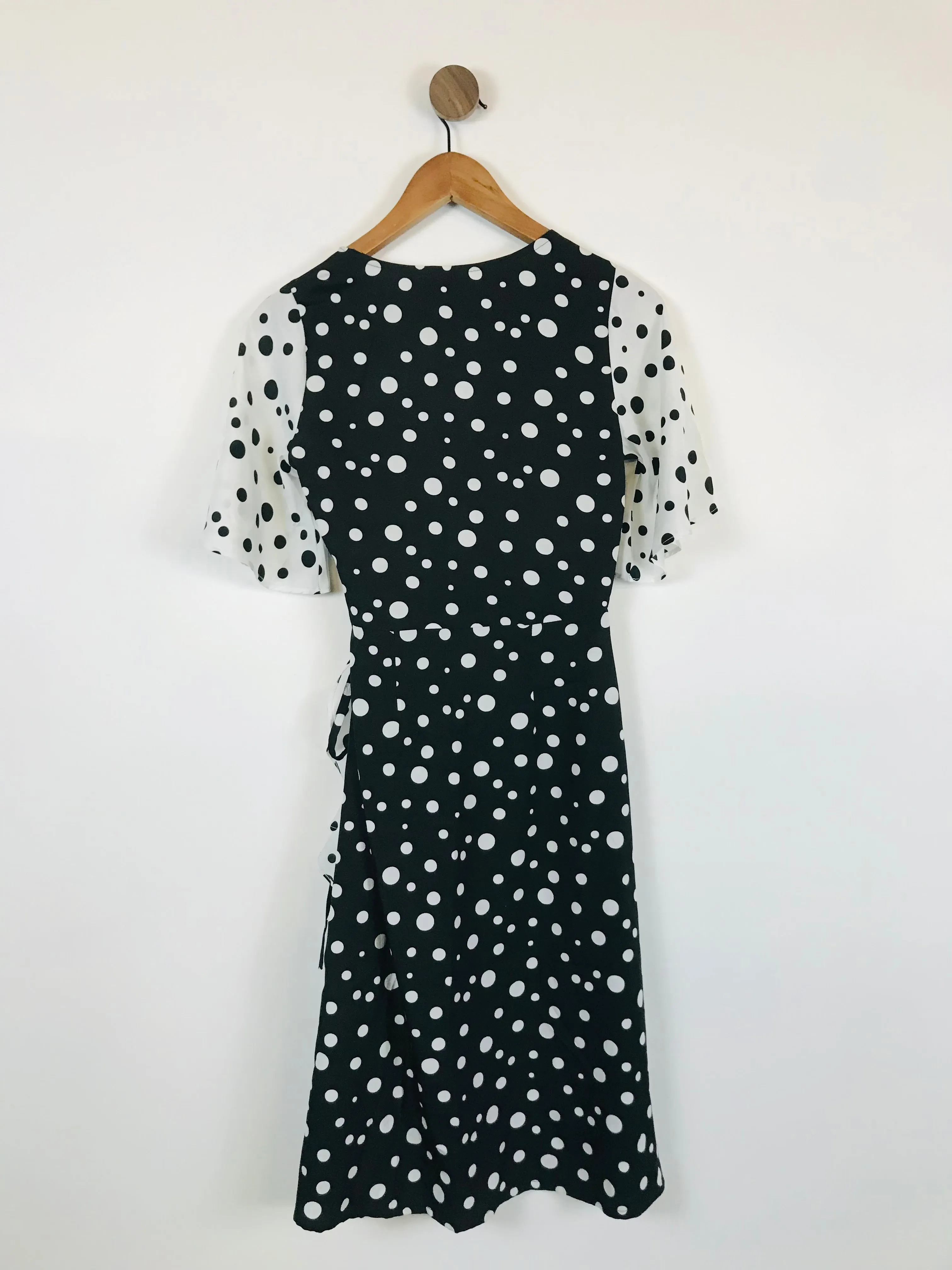 Influence Women's Polka Dot Wrap Dress | UK8 | Black