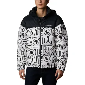 Men Bulo Point Down Jacket - White Typo Black