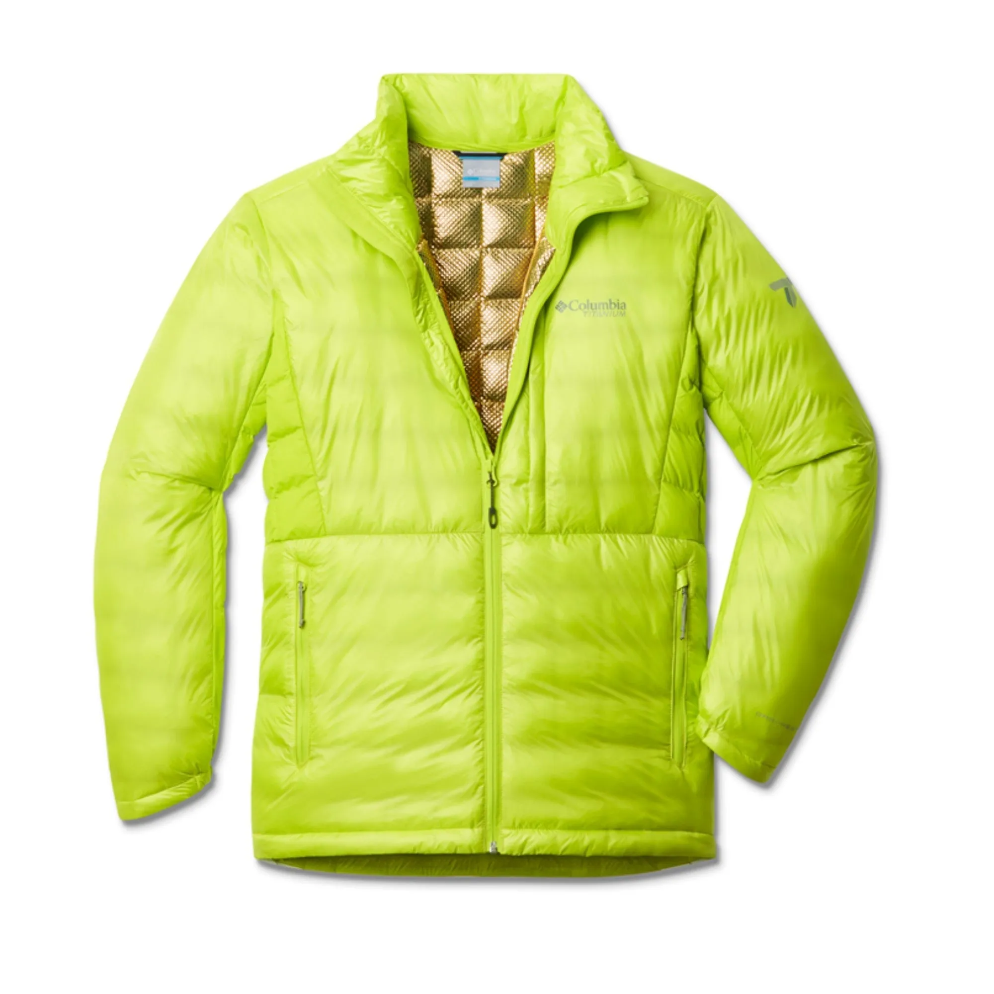 Men Titan Pass Double Wall Hybrid Jacket - Bright Chartreuse