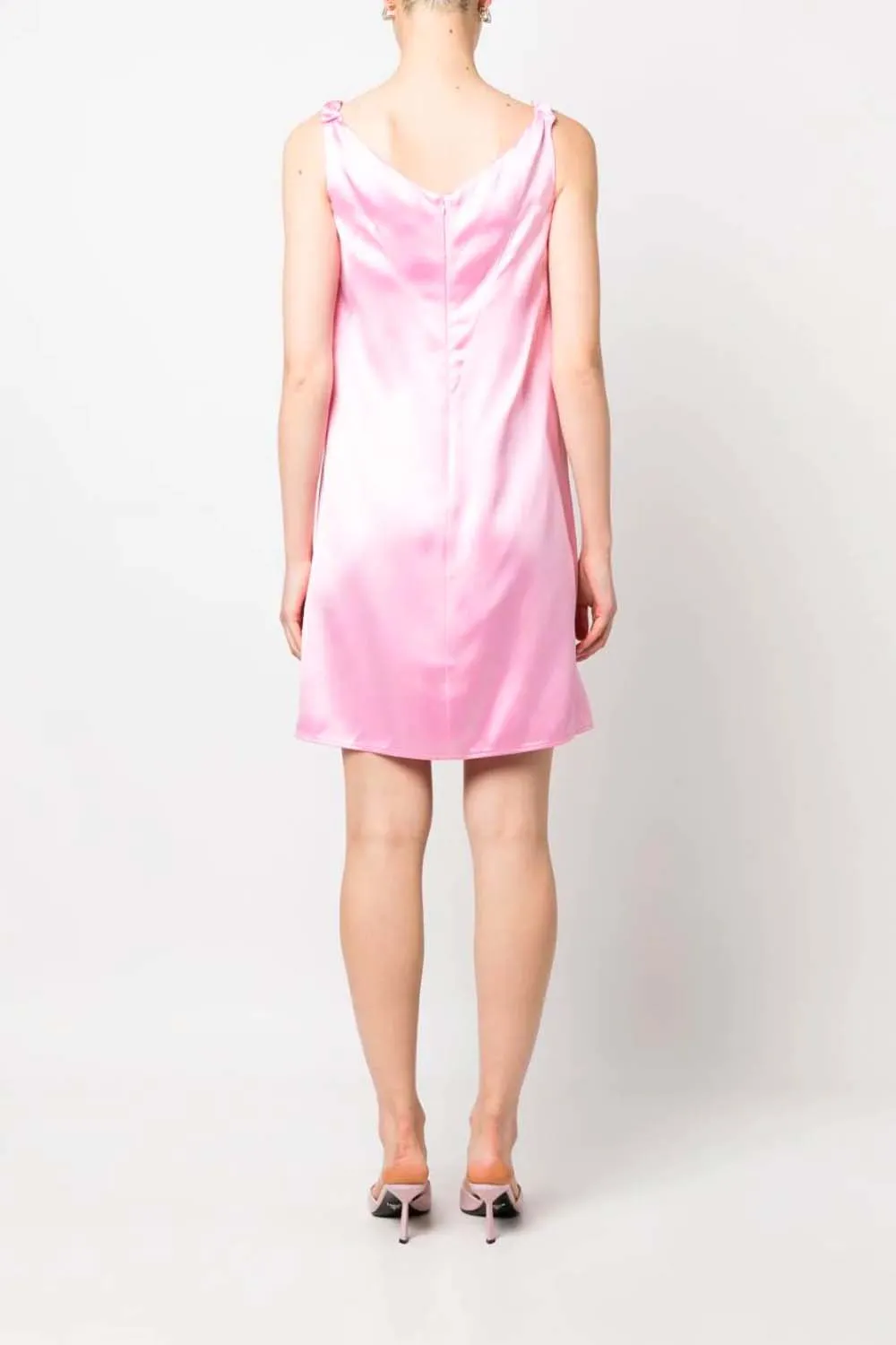 No. 21 - Silk Mini Dress: Pink