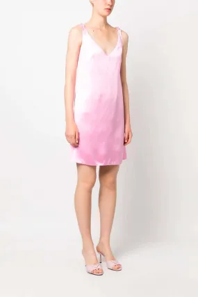 No. 21 - Silk Mini Dress: Pink