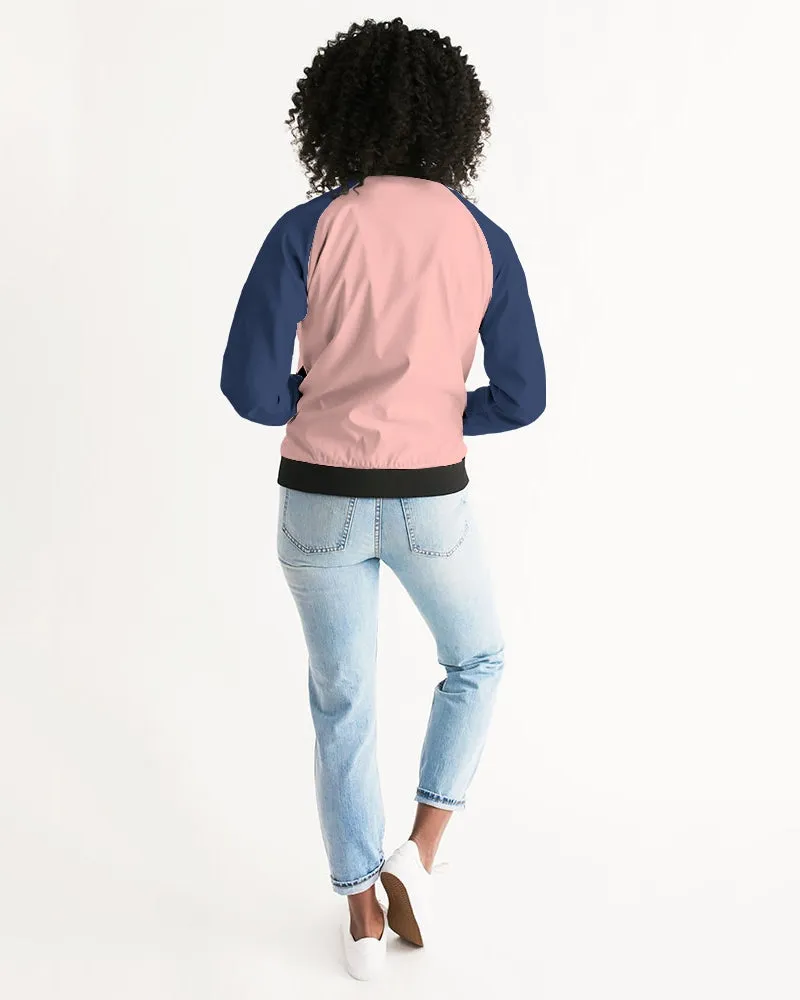 Smoke Pink Women's Bomber Jacket