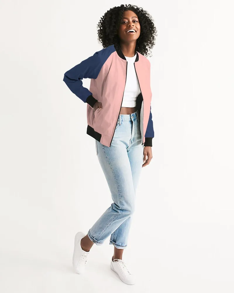 Smoke Pink Women's Bomber Jacket