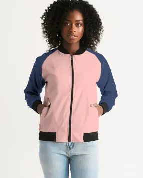 Smoke Pink Women's Bomber Jacket