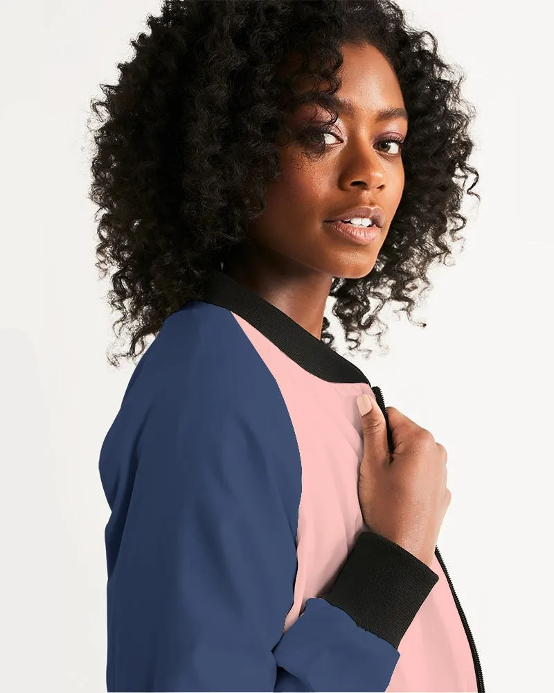 Smoke Pink Women's Bomber Jacket