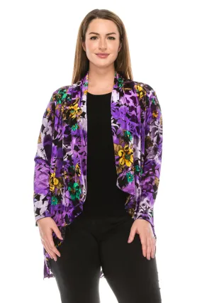 Velvet Burnout Vegas Jacket Long Sleeve-4024VB-LRP1-B007