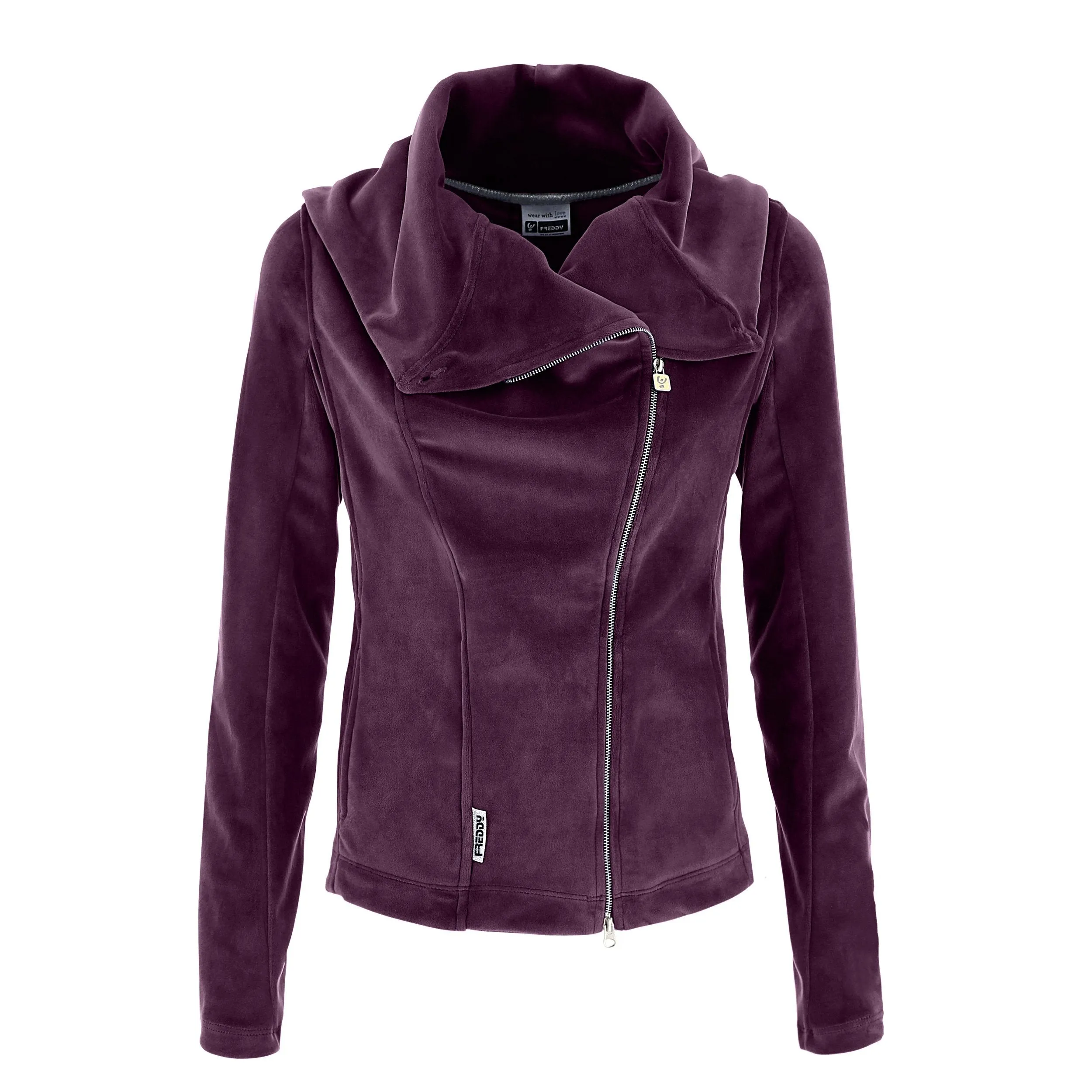 Velvet Jacket - Burgundy