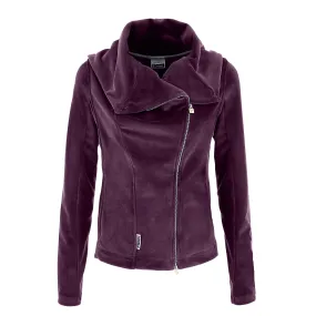 Velvet Jacket - Burgundy