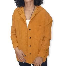 Velvet Jacket - Mustard