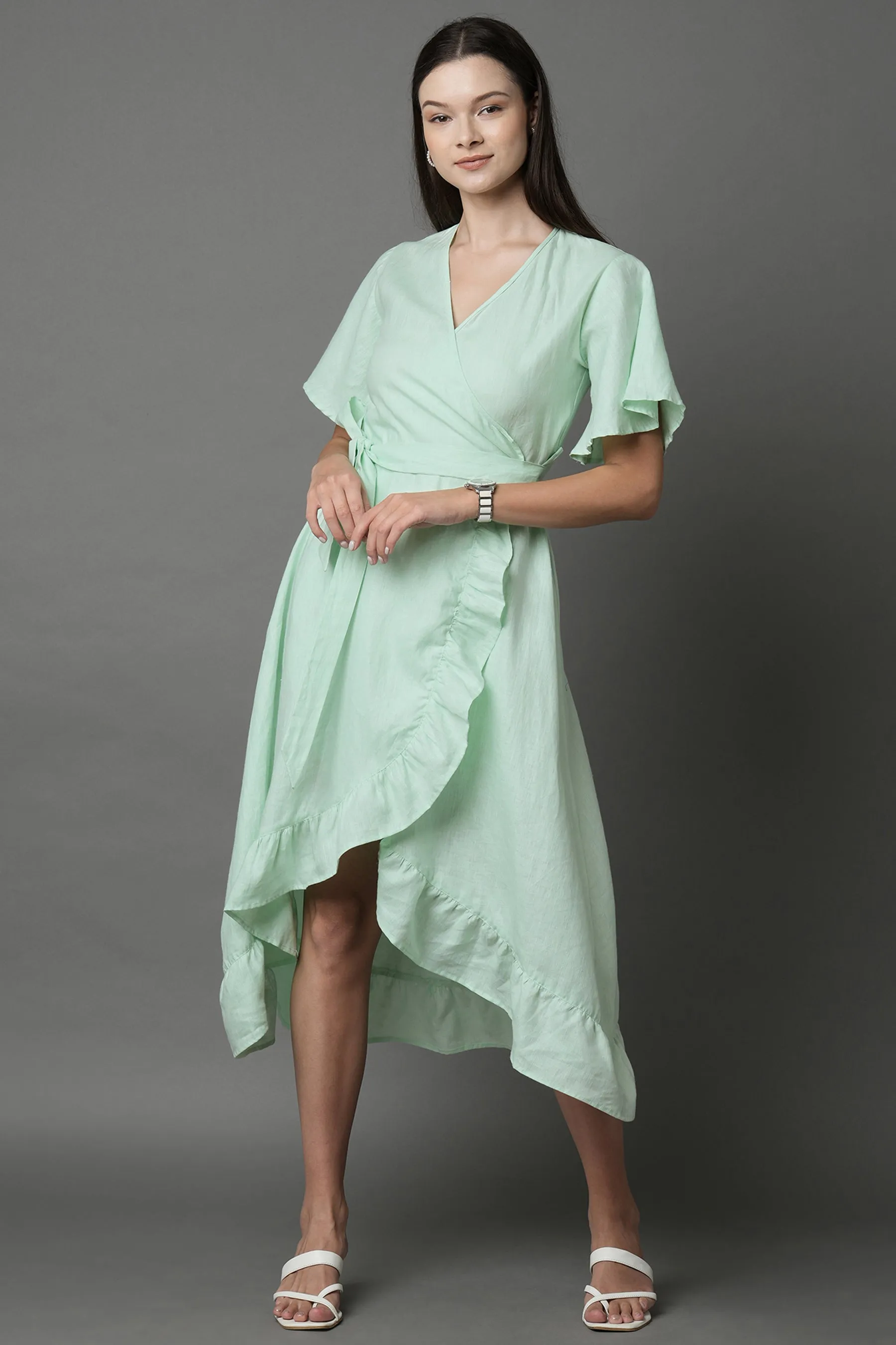 Whirl Wrap Dress