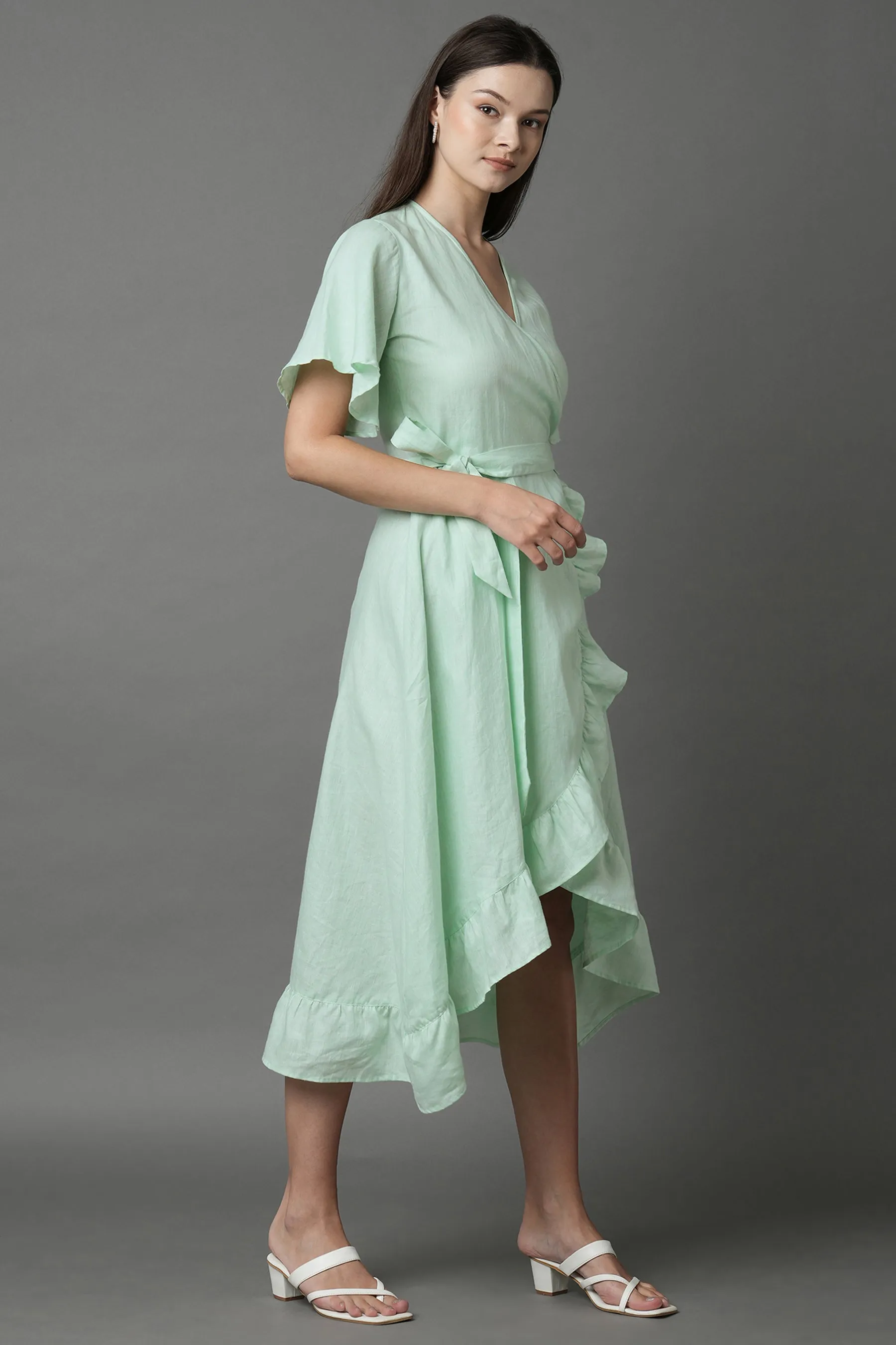 Whirl Wrap Dress