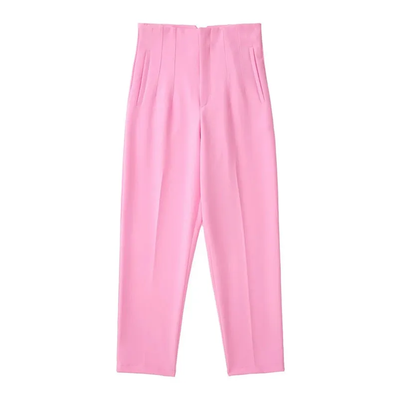 Women Pants 28 Color High Waist Pants