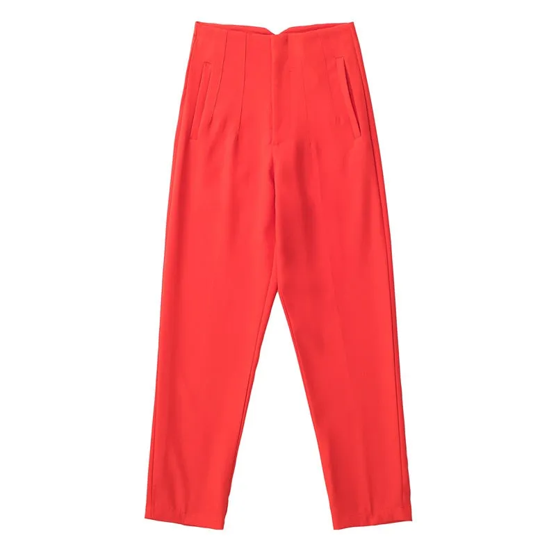 Women Pants 28 Color High Waist Pants